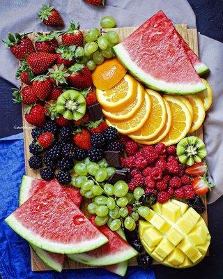 Fresh Fruit Tray Displays