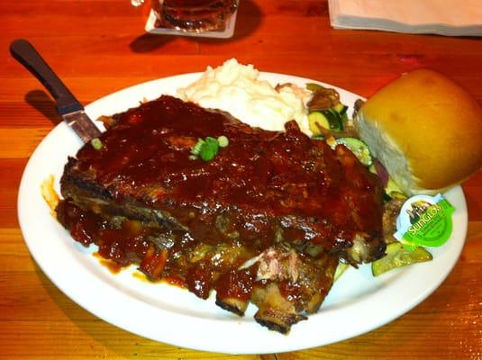 Ribs were great.