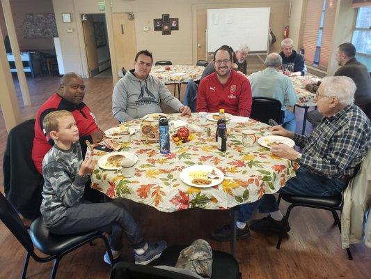 Mens gatherings are important as we value friendships and healthy community.