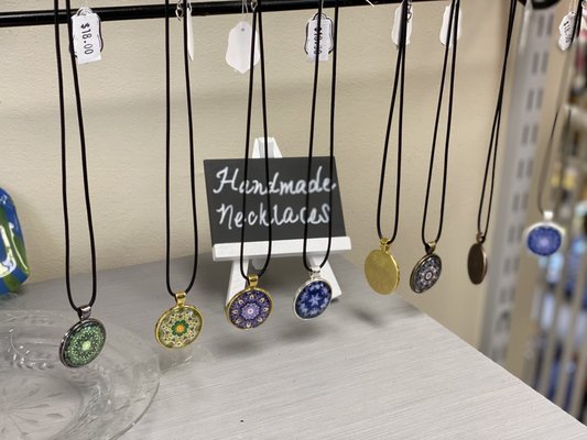 Handmade necklaces from artist in Atlanta GA