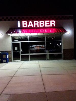 Tony's Barber Shop Entrance