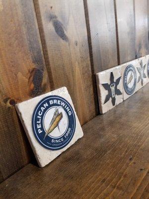 Cool beer coasters