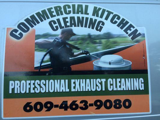 We clean commercial grease exhaust systems ( hoods) equipment, floors and walls. Also do any type of powwrwashing