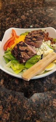 Steak Cobb salad was very good.