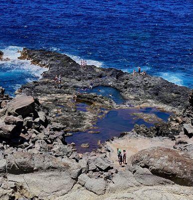 Olivine Pools - an option for the adventurous on the West Maui Tour