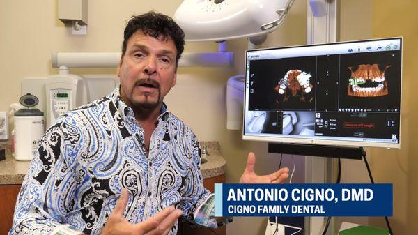 Milwaukee dentist Dr. Cigno uses X Guide Dynamic 3D Navigation system for accurate dental implant procedures