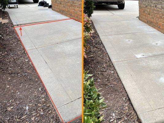 Driveway Before/After