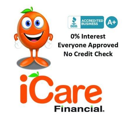 We gladly accept iCare. Special conditions may apply.