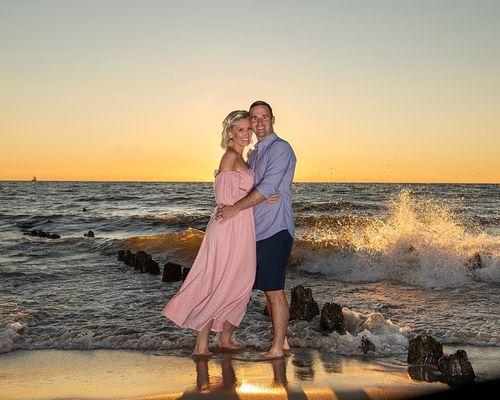 Saugatuck photographer, Kim Zahnow captures beautiful portraits on Lake Michigan.