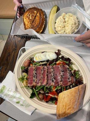 Wonderful Salade Nicoise and an exceptional grilled cheese at the recently opened Gate City Provisions. Well done Beth and Jerry!!