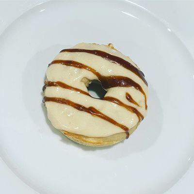 Salted Caramel Vegan Donut