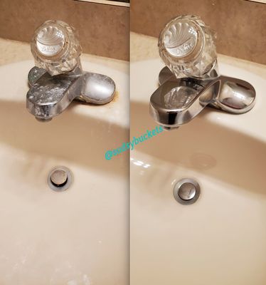 Bathroom faucet and sink cleaning in Brandon