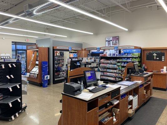 Interior of the store