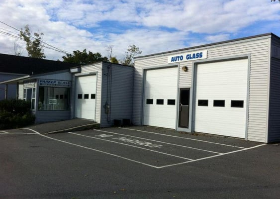 Front of our building, our garage areas.