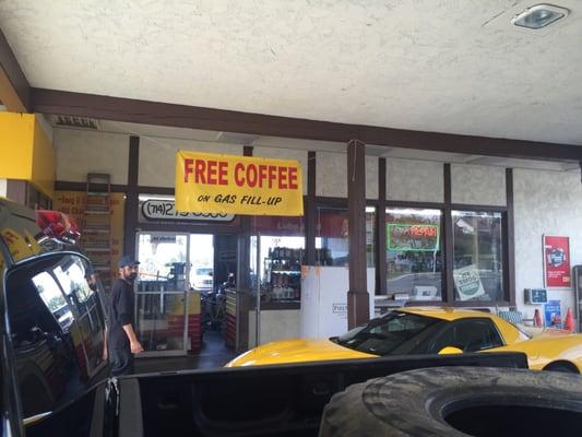 Free coffee