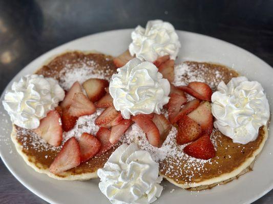 Strawberry pancakes