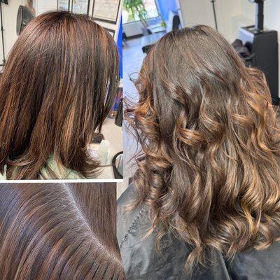 Hair extension by Aline Polemis