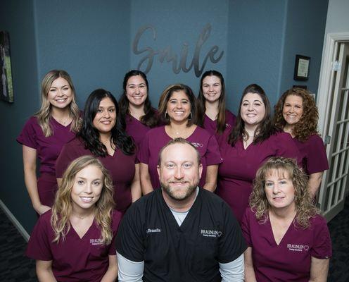 Dr. Eric Braunlin and staff