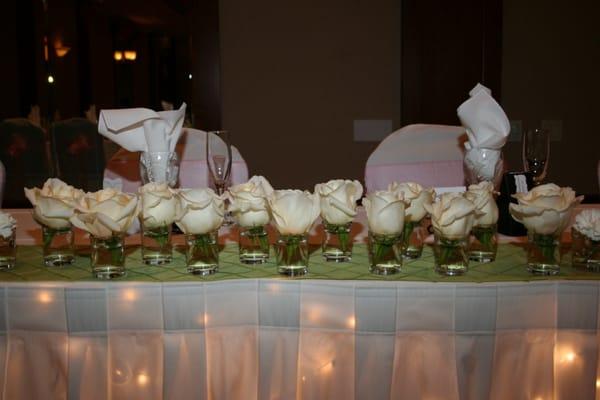 head table