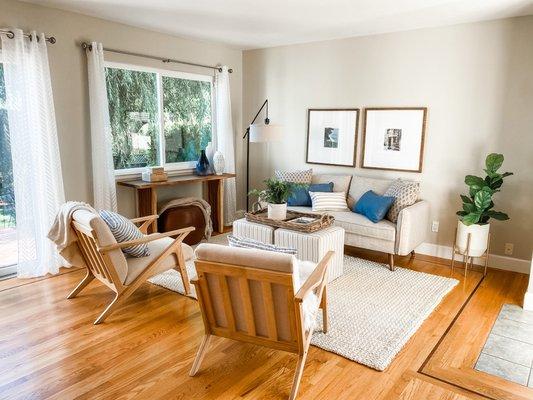 Coastal California living room.