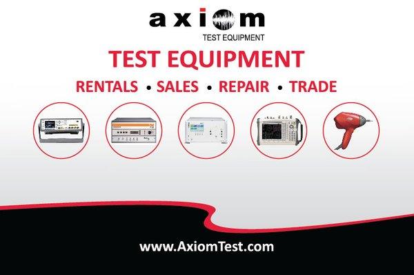 Axiom Test Equipment rentals, sales, repair, trade-in