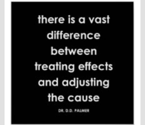 Quote from D.D. Palmer the founder of Chiropractic