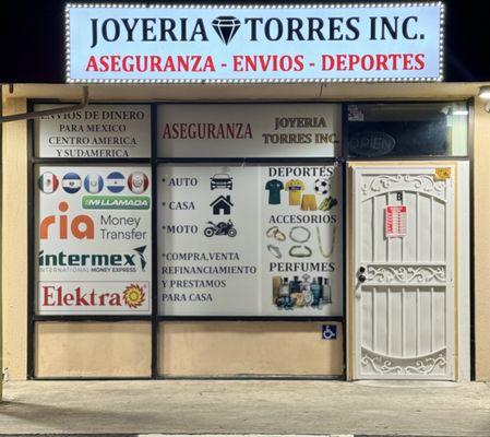 Joyeria Torres Inc.
Aseguranza para Carros
Deported de Dinero
Deportes