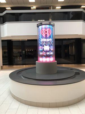 The signage in the lobby.