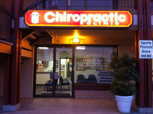 Entrance to the Castroville Chiropractic Clinic