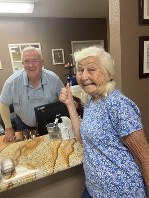 Happy hearing Grandma - and helpful Mark!