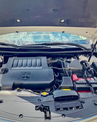 Engine bay cleaning