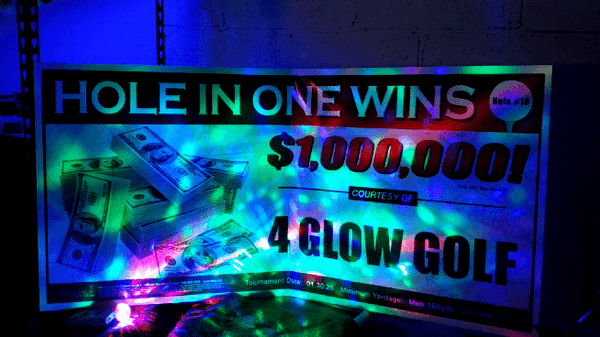 Want to shoot for $1,000,000?  4 Glow Golf is "The Home of The One Million Shot.