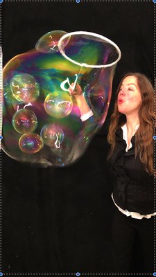 Bubbles inside a bubble!