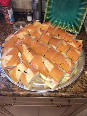 Finger sandwiches