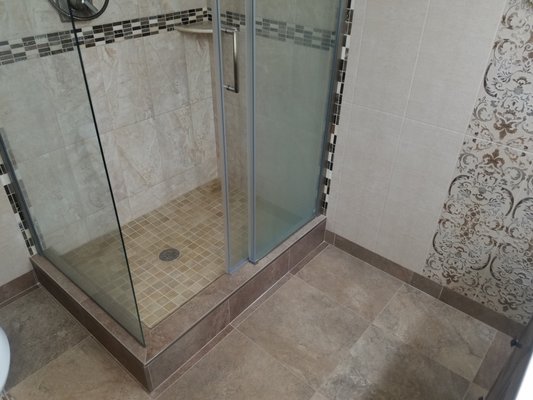 Custom shower