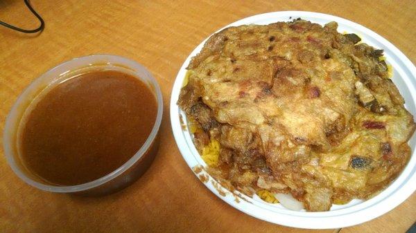 Roast Pork Egg Foo Young Lunch Special