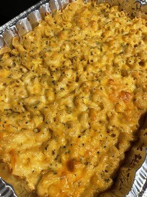 Full pan four cheese mac & cheese