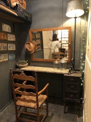 The master barber area