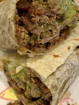 Carne Asada burrito