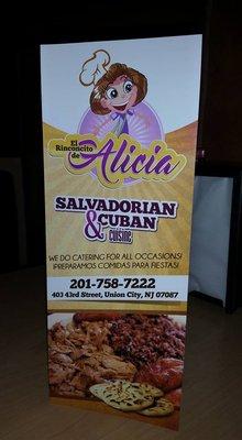 El Rinconcito de Alicia • Salvadorian & Cuban Cuisine • We Do Catering For All Occassions! • ¡Preparamos Comidas Para Fiestas!