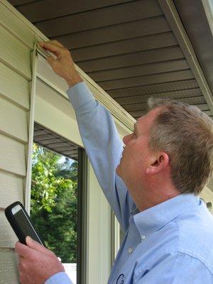 Window and door flashing inspection