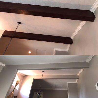 Custom Wood Beams Smart N Effective Painting