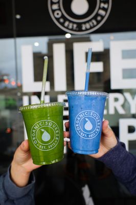 Green Giant Smoothie and Cool Breeze Smoothie