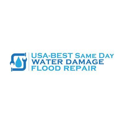 USA-best same day water damage flood repairs in Las Vegas does great work with emergency restorations. This is their logo.