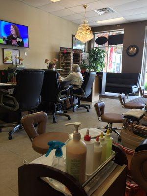 Smaller salon but its awesome!