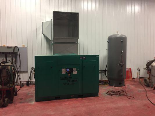 This is the final result of a commercial job Tri-State Air Compressor undertook in the past year.