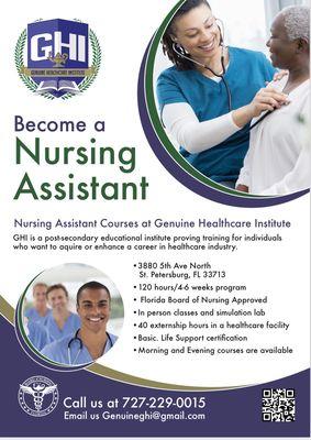 120 hours Nursing Assistant Program