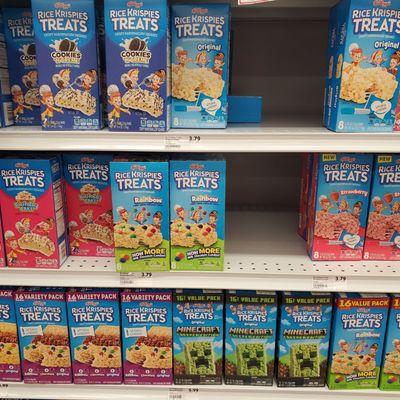 LOTS of different Rice Krispies Treats flavors!