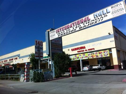 It's in this mall, straight back from the entrance.  View from Gage Ave.