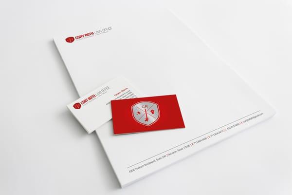 Law Office logo, stationery and business cards